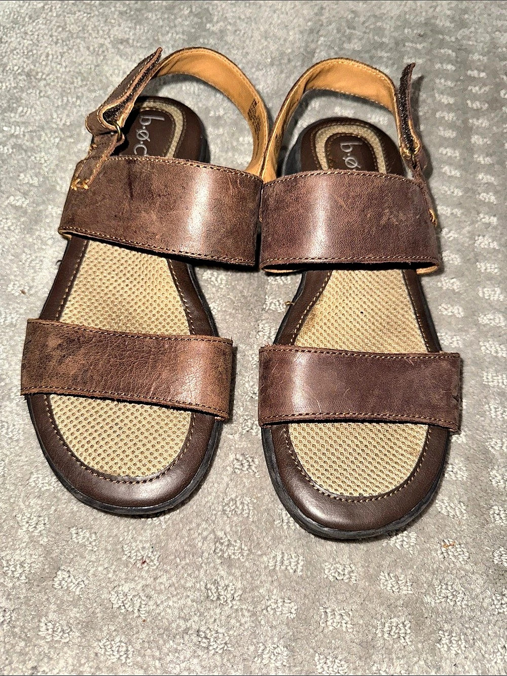 b.o.c Women's Brown Strap Sandals